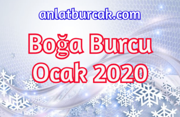 Boğa Burcu Ocak 2020