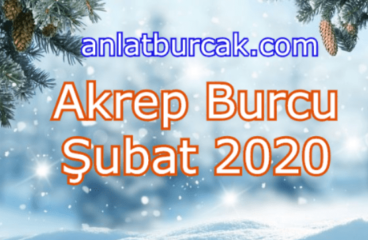 Akrep Burcu Şubat 2020