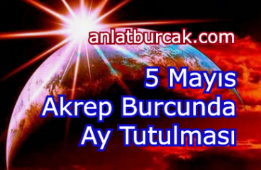 5 Mayıs 2023 Akrep Burcunda Ay Tutulması