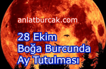 28 Ekim 2023 Boğa Burcunda Ay Tutulması