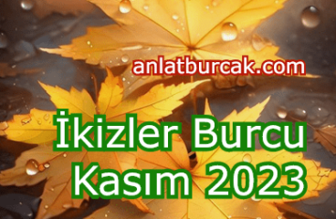 İkizler Burcu Kasım 2023