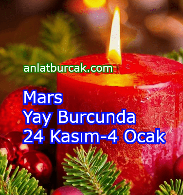 Mars Yay Burcunda 24 Kasım