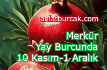 Merkür Yay Burcunda 10 Kasım-1 Aralık 2023