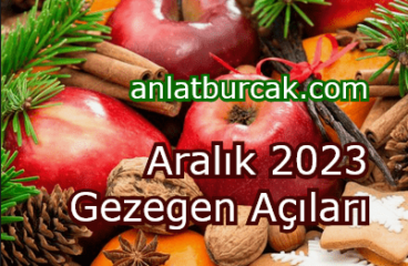 Aralık 2023 Gezegen Açıları Bize Neler Söylüyor ?