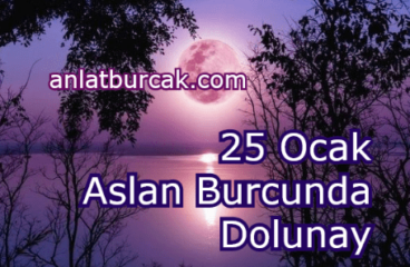 25 Ocak 2024 Aslan Burcunda Dolunay