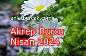 Akrep Burcu Nisan 2024