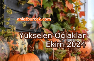 Yükselen Oğlaklar Ekim 2024