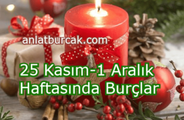 25 Kasım-1 Aralık 2024 Haftasında Burçları Neler Bekliyor ?