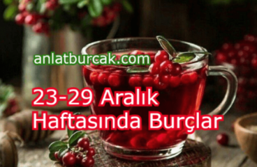 23-29 Aralık 2024 Haftasında Burçları Neler Bekliyor ?