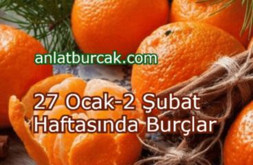 27 Ocak-2 Şubat 2025 Haftasında Burçlar