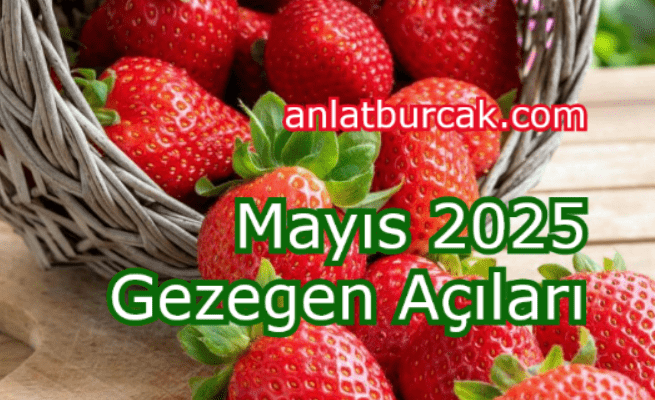 Mayıs 2025 Gezegen Açıları