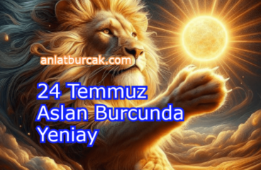 24 Temmuz 2025 Aslan Burcunda Yeniay