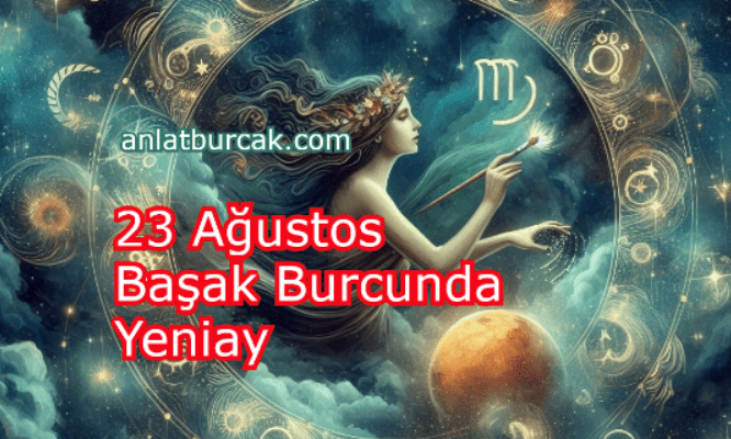 23 Ağustos 2025 Başak Burcunda Yeniay