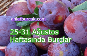 25-31 Ağustos 2025 Haftasında Burçlar