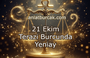 21 Ekim 2025 Terazi Burcunda Yeniay