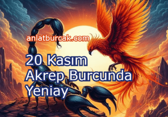 20 Kasım 2025 Akrep Burcunda Yeniay