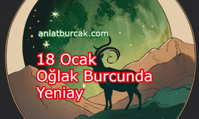 18 Ocak 2026 Oğlak Burcunda Yeniay
