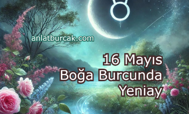 16 Mayıs 2026 Boğa Burcunda Yeniay