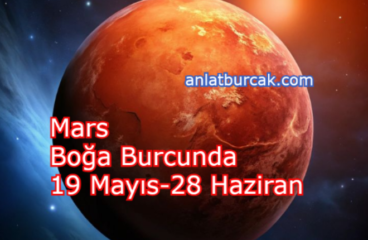 Mars Boğa Burcunda 19 Mayıs-28 Haziran 2026