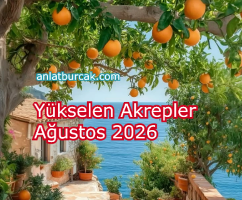 Yükselen Akrepler Ağustos 2026