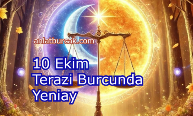 10 Ekim 2026 Terazi Burcunda Yeniay