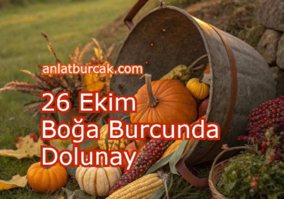 26 Ekim 2026 Boğa Burcunda Dolunay