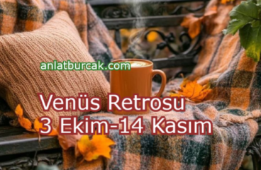 Venüs Retrosu 3 Ekim-14 Kasım 2026