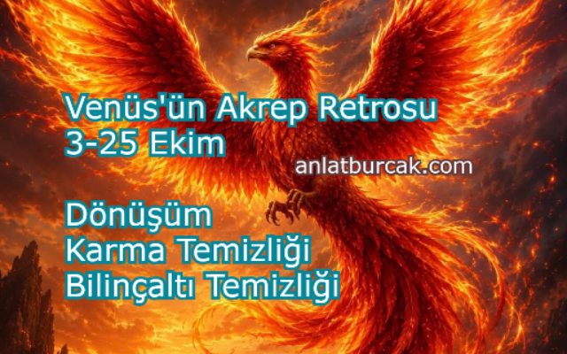 Venüs'ün Akrep Retrosunda Karma ve Bilinçaltı Temizliği