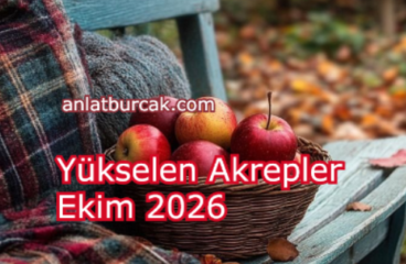 Yükselen Akrepler Ekim 2026